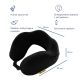 3. TRAVEL BLUE TRANQUILITY MEMORY FOAM TRAVEL PILLOW, BLACK