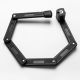 9. Rockbros LKXR2006 Folding Bike Lock with Key - Black