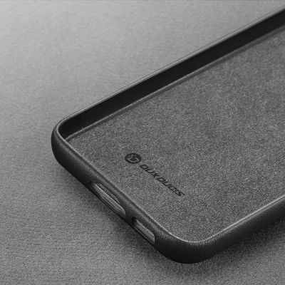 9. Dux Ducis Grit case for Samsung Galaxy S23+ elegant case made of artificial leather black