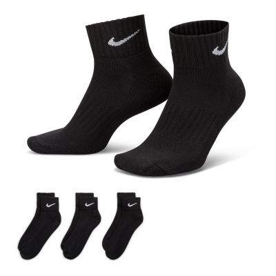 2. Nike Value Cotton Quarter Socks 3 Pairs SX4926 001