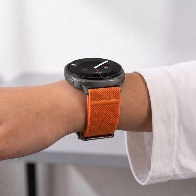 5. Tech-Protect Nylon Clasp for Samsung Galaxy Watch Ultra 47mm - Orange