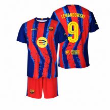FC Barcelona Robert Lewandowski set shirt shorts junior box 2025/26 BC59EL