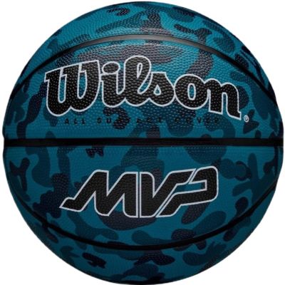 2. WILSON MVP CAMO BSKT BLUE BASKETBALL SIZE 5
