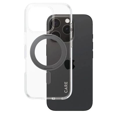 2. CARE by PanzerGlass Feature Kickstand Case iPhone 16 Pro 6.3" black/black MagSafe 1322