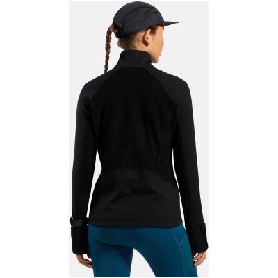 2. Women’s Odlo X-ALP Midlayer 1/2-Zip Top with Stand Collar, Black