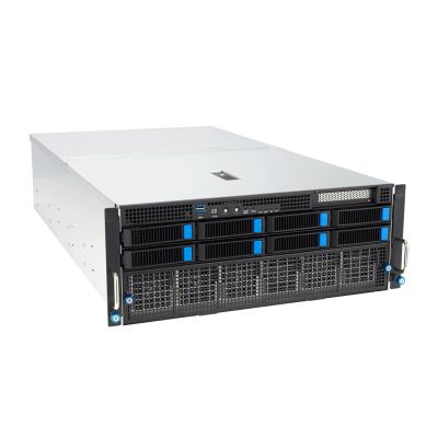 3. Asus Rack Platform (4U) ESC8000A-E12 AMD Epyc 9004 (8x NVMe/SATA HS, 1xM.2, 2x10Gbe, IPMI, 2+2 3000W)