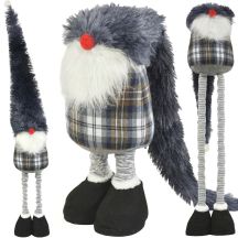 DECORATIVE GNOME ON TELESCOPES 38-88CM GRAY