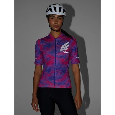 9. Women's cycling jersey with UPF50+ filter 4F 4FRSS26TFTSF2453-53A