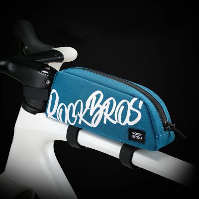 5. Rockbros G009 Flash Journey Top Tube Bike Bag 0.8L - Blue