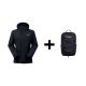 Berghaus Hillwalker IA Shell Jacket Size M Black + Berghaus 24/7 365 U18 Black Backpack