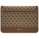 Guess 4G Stripe Metal Logo case for a 14" laptop - brown