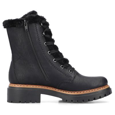 9. Rieker W 72625-00 RKR714 Fur Boots