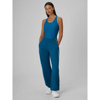 5. Women's quick-drying wide-leg trousers 4F 4FRSS26TTROF1966-46S
