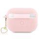 2. Guess GUAP2LSCHSP AirPods Pro 2 cover pink/pink Silicone Charm Heart Collection