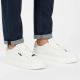 6. Men's white leather sneakers Filippo MP7840