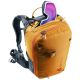 2. Deuter Alproof Lite 20 SL Backpack - Cinnamon/Blac + Deuter Wash Center I Cosmetic Bag, Raisin/Caspia