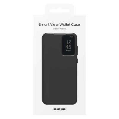 5. Samsung Smart View Wallet EF-ZA356CBEGWW flip case for Samsung Galaxy A35 - black