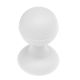 Phone holder with a round head - white