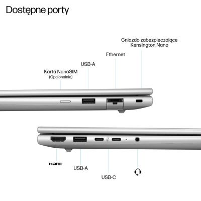 2. HP EliteBook 6 G1a Next Gen AI PC Copilot+ PC AMD Ryzen AI 5 340 Laptop 35.6 cm (14") WUXGA 16 GB DDR5-SDRAM 512 GB SSD Wi-Fi 6E (802.11ax) Windows 11 Pro Silver