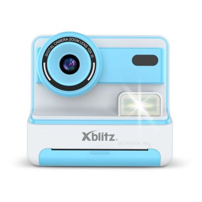 3. XBLITZ INSTANT CAMERA WITH FLASH BLUE PRINTER