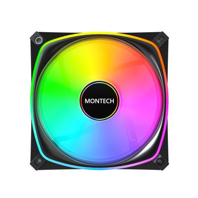4. Montech RX120 PRO Computer Case Fan 12 cm White 3 pcs.