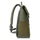 5. Rivacase Eden Backpack Travel Backpack Olive Waxed Leather (Pull Up), Polyester, Recycled Polyethylene Terephthalate (rPET)