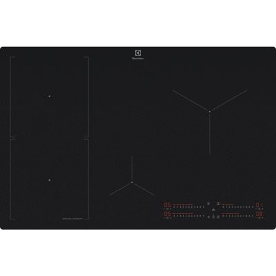 6. Electrolux EIS82453IZ SaphirMatt induction hob 78 cm | SenseBoil | Hob2Hood | PowerBoost | matt black | frameless
