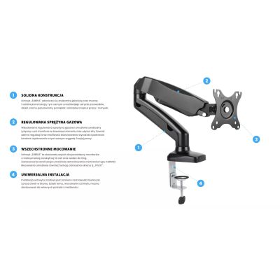 10. MONTIS MONITOR HOLDER MT014 ELBRUS / BLACK