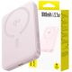 2. Baseus EnerFill FM12 Qi2 Power Bank 10000mAh 22.5W MagSafe Compatible with White Baseus Simple USB-C Cable 20V/3A 0.30m - Pink