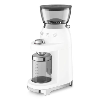 4. Smeg CGF03WHEU Coffee Grinder 150 W White