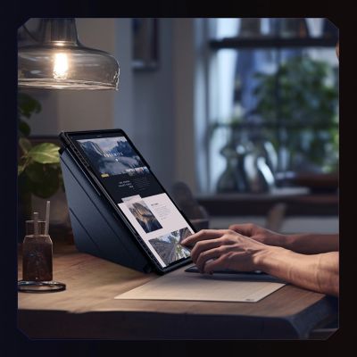 12. Nillkin Bumper Leather Case Pro case for Samsung Galaxy Tab S9+ - black