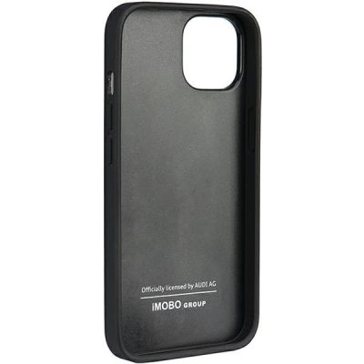 3. Audi Genuine Leather iPhone 11 / Xr 6.1" black/black hardcase AU-TPUPCIP11R-Q8/D1-BK