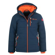 Trollkids Kids Hemsedal Snow Jacket XT mystic blue/orange abrasion-resistant blue (513-142)