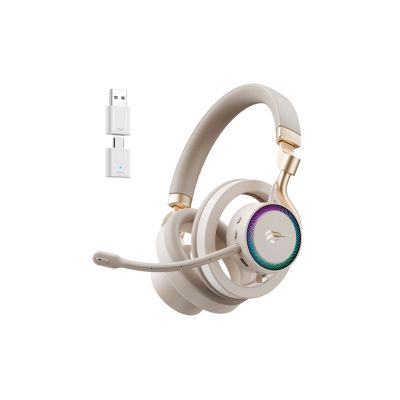 4. Havit Fuxi-H8 Wireless Open-Ear Gaming Headphones (Gold)