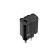 NATEC RIBERA USB-A 18W BLACK CHARGER NUC-2058