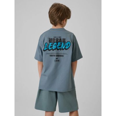 2. Boy's cotton T-shirt 4F 4FJRSS26TTSHM4175-46S