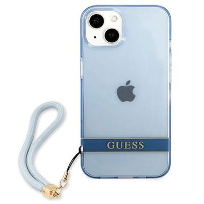 3. Guess GUHCP13SHTSGSB iPhone 13 mini 5,4 "blue / blue hardcase Translucent Stap