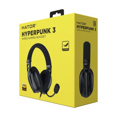 10. HATOR Hyperpunk 3 Wired In-Ear Gaming Headset Black