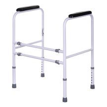 Support rail for getting up from the toilet