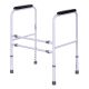 Support rail for getting up from the toilet