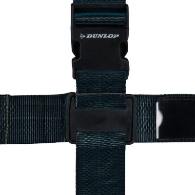 13. UNIVERSAL LUGGAGE SECURITY BELT 230x5CM SET OF 2 DUNLOP BLACK