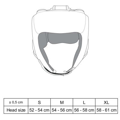 10. KTT-COMPETITION tournament boxing helmet (WORLD BOXING APPROVED)