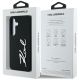 8. Case Karl Lagerfeld Silicone Metal Signature Logo Samsung Galaxy S25 black