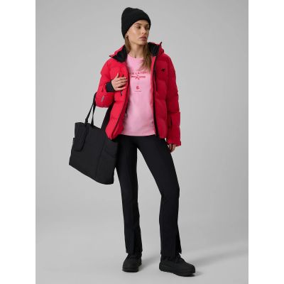 6. Women's regular printed T-shirt 4F 4FRSS26TTSHF3448-56S