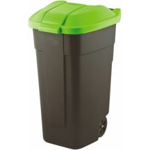 Curver 214125 Waste Bin 110 L Rectangular Plastic Black, Green
