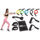 34. SET OF 5 RESISTANCE BANDS FOR CROSSFIT EB FIT EXERCISES
