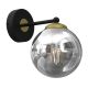 WALL LIGHT BURSA E14 BLACK/GOLD