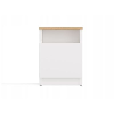 GALAX 30/1D BEDSIDE CABINET WHITE/ARTISAN
