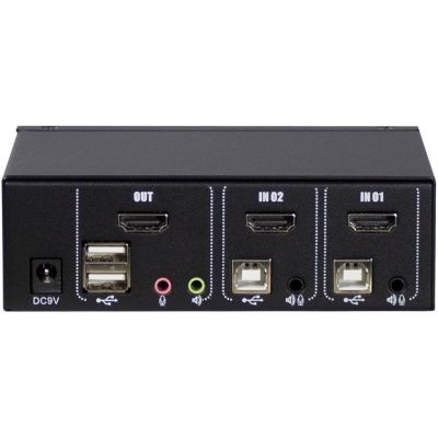 2. Inter-Tech AS-21HA HDMI KVM Switch Black