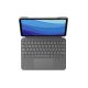 3. Logitech Combo Touch QWERTZ German Smart Connector Gray